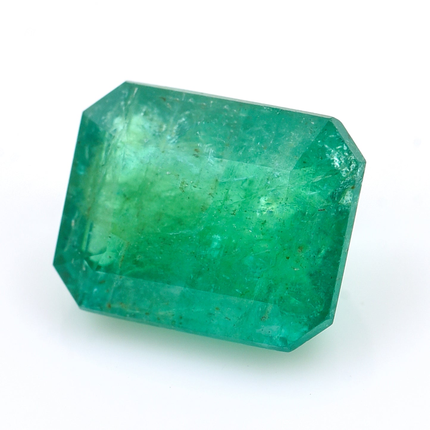 3.37 Natural Beryl Emerald Emerald Cut Gemstone