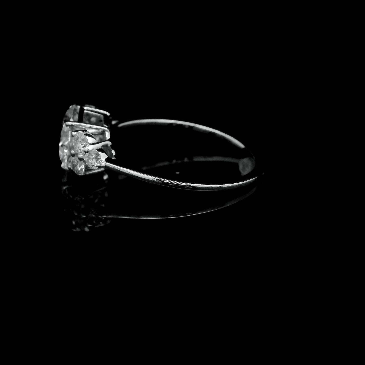 1.90 Ct Round Lab Grown Diamond 14K Gold Ring