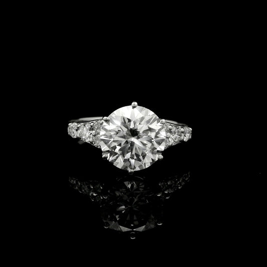 2.38 Carats Lab Grown Diamond 14K Gold Ring