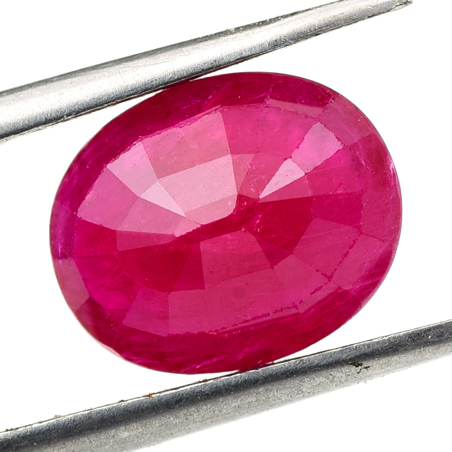 3.09 Natural Corundum Ruby Oval Mixed Cut Gemstone