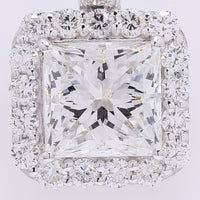 2.42 Carats Lab Grown Diamond 14K Gold Pendant