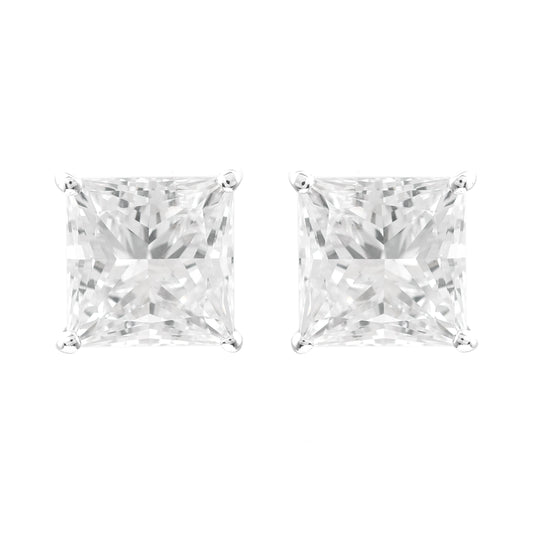 2.90 Carats Lab Grown Diamond 14K Gold Earrings