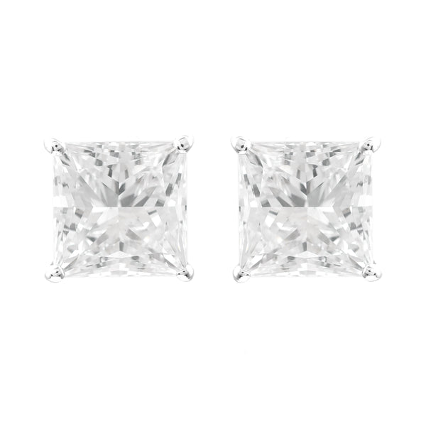 2.90 Carats Lab Grown Diamond 14K Gold Earrings
