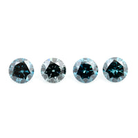 0.73 Blue Diamond Round Loose Gemstone