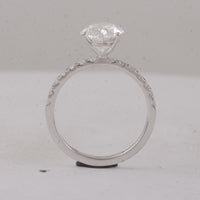 2.87 Carats Lab Grown Diamond 14K Gold Ring