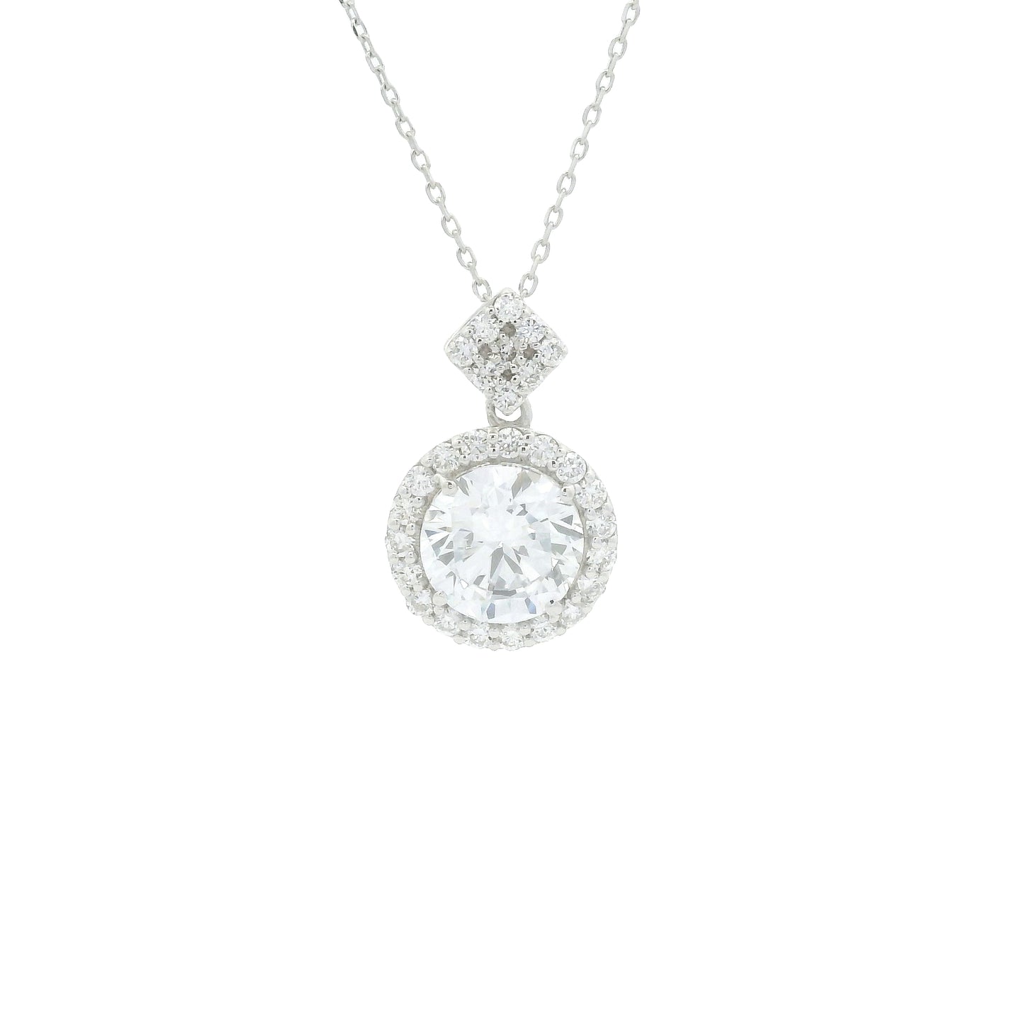 2.05 Carats Lab Grown Diamond 14K Gold Pendant