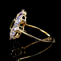 3.05 Ct Oval Tourmaline 14K Gold Ring
