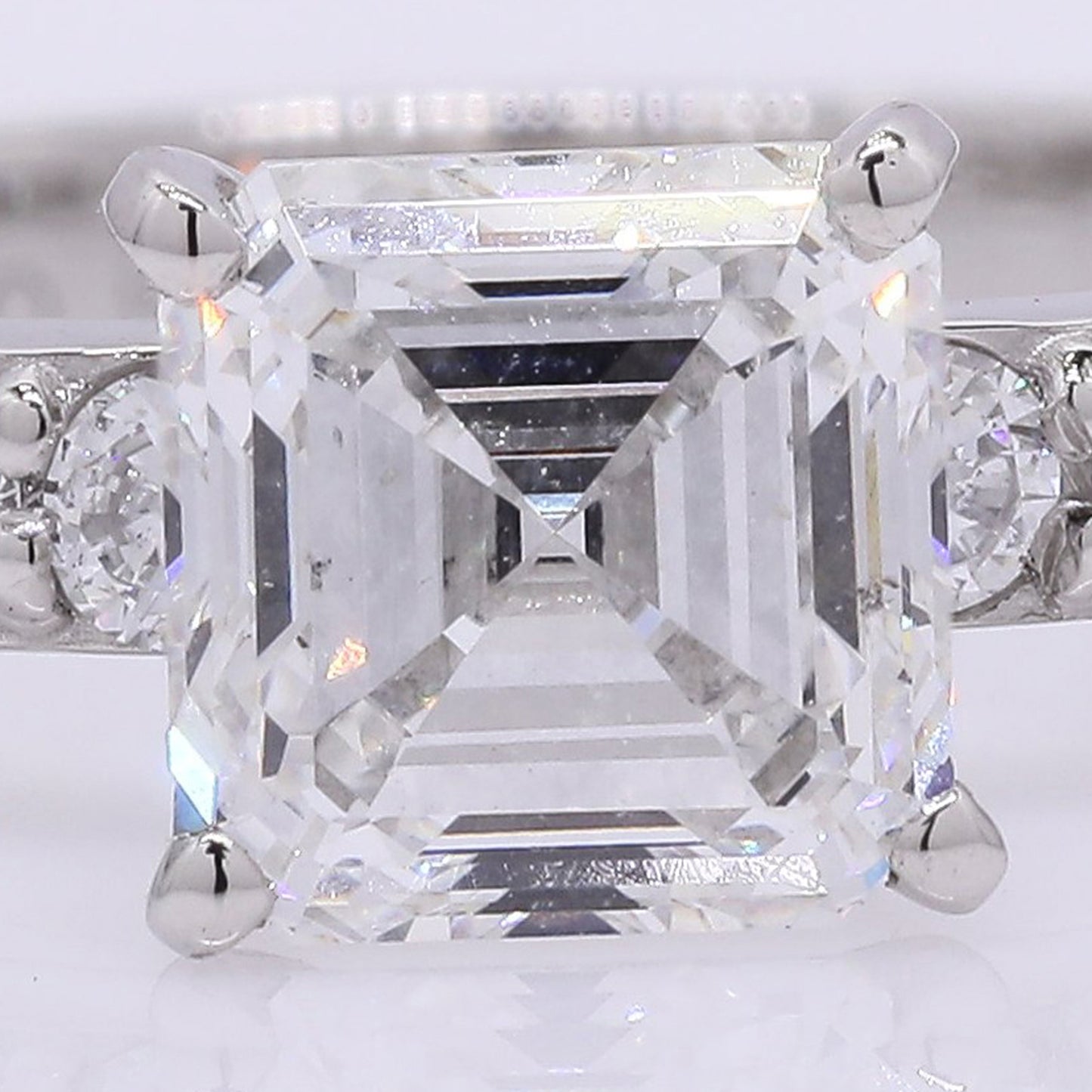 2.02 Carats Lab Grown Diamond 950 Platinum Ring
