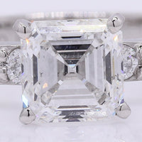 2.02 Carats Lab Grown Diamond 950 Platinum Ring