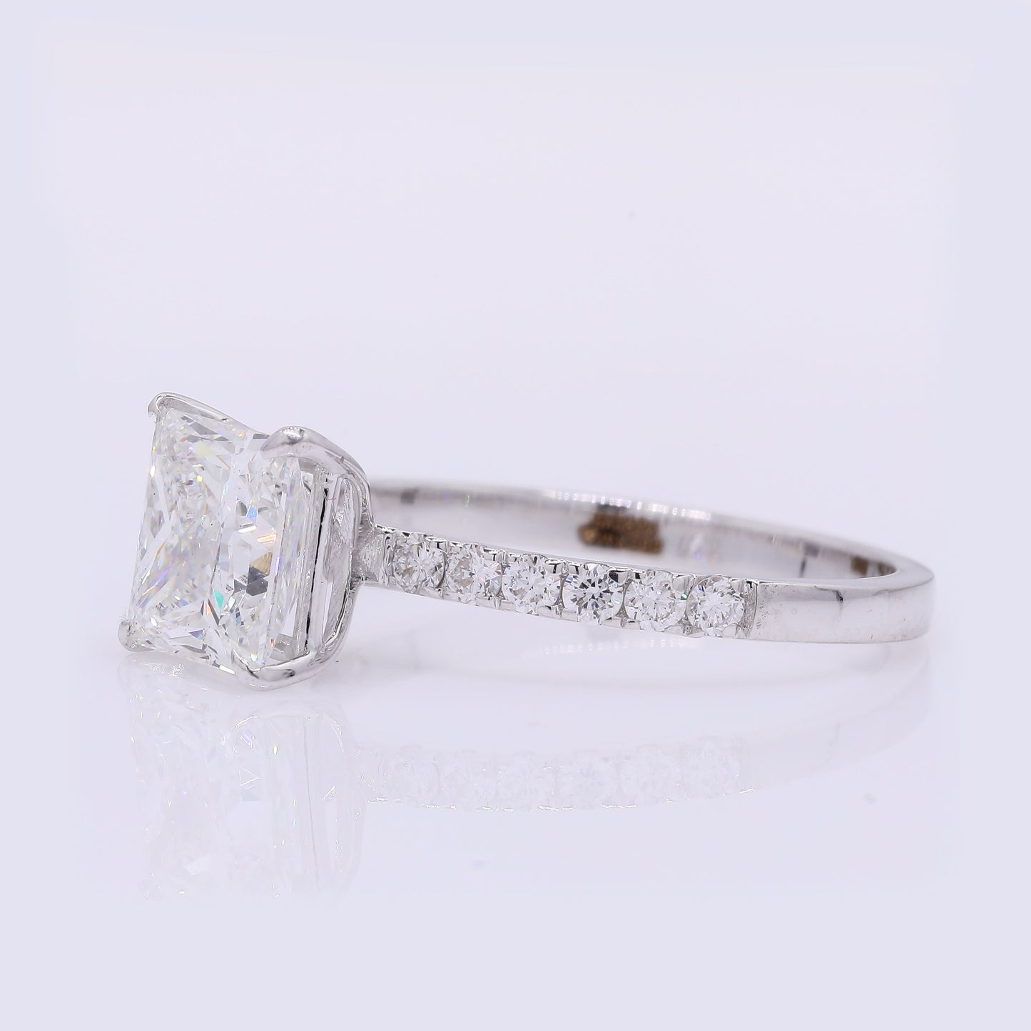 2.15 Carats Lab Grown Diamond 14K Gold Ring