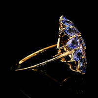 3.03 Ct Round Tanzanite 14K Gold Ring