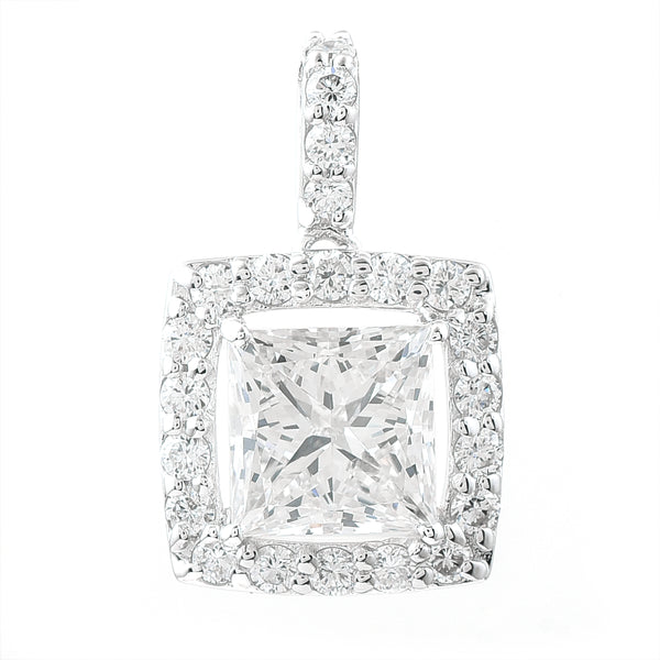 2.57 Carats Lab Grown Diamond 14K Gold Pendant