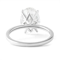3.52 Carats Lab Grown Diamond 950 Platinum Ring