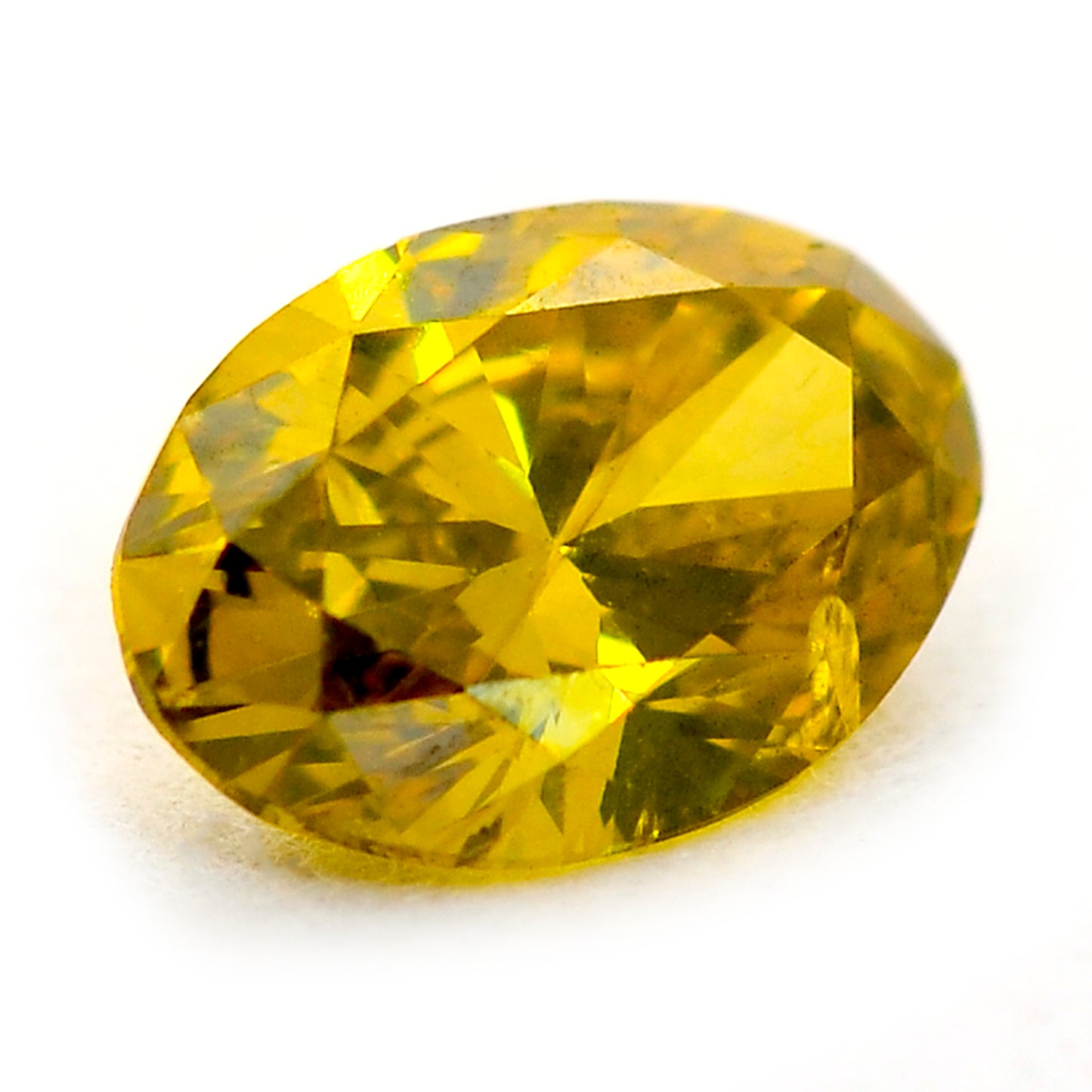 0.29 Yellow Diamond Oval Loose Diamond