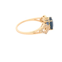 2.19 Ct Oval Sapphire 14K Gold Ring