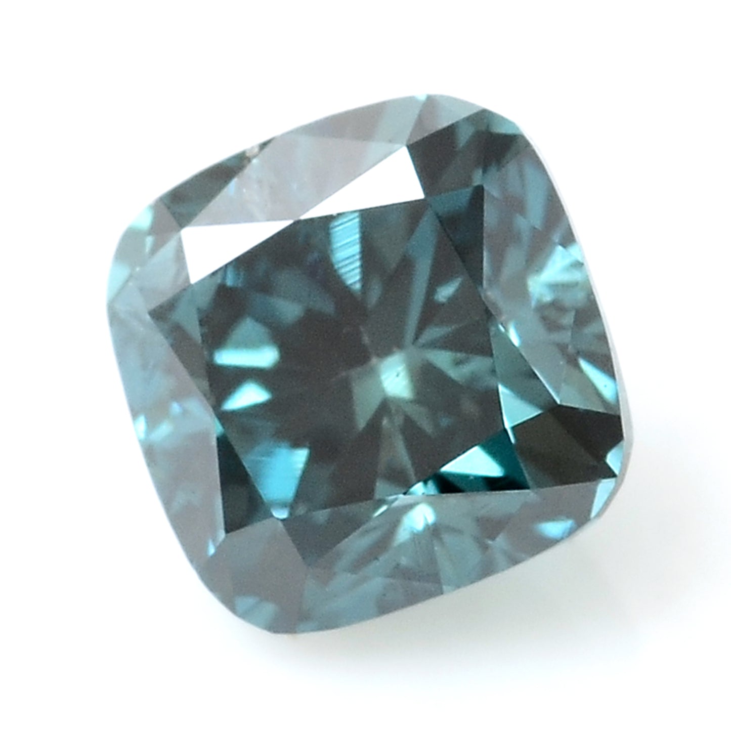 0.31 Carat Blue Diamond Cushion Loose Gemstone