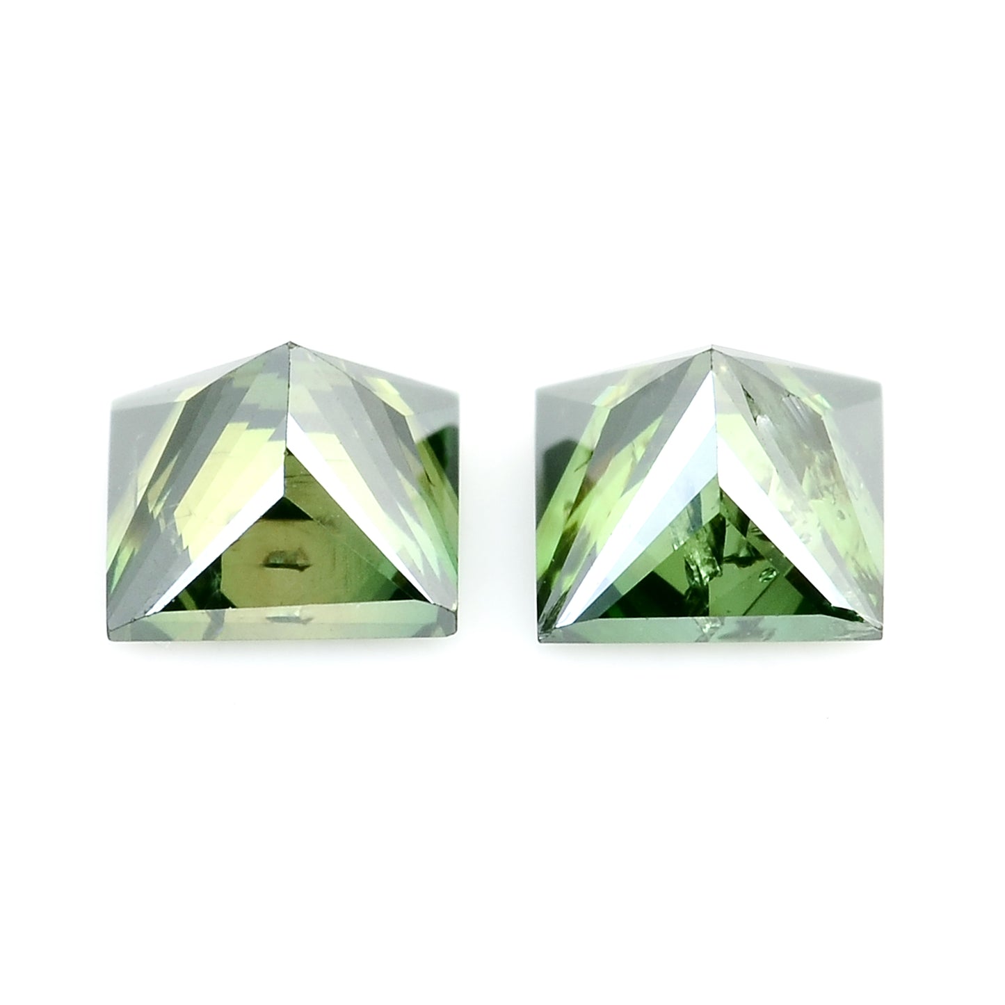 0.55 Green Diamond Sqaure Loose Gemstone