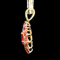 1.43 Ct Oval Tourmaline 14K Gold Pendant