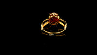 5.88 Carats Lab Grown Ruby 14K Gold Ring