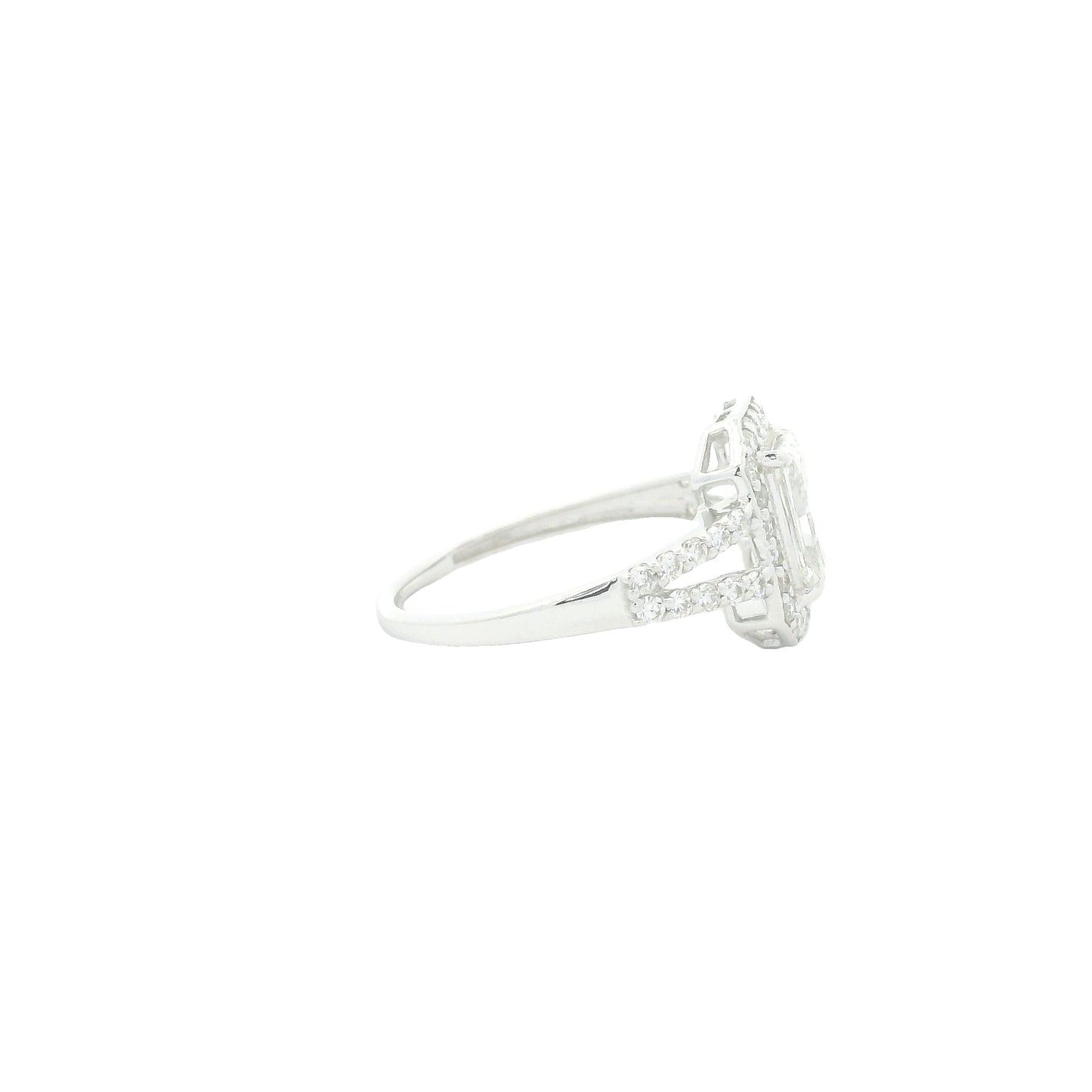 1.52 Carats Lab Grown Diamond 14K Gold Ring