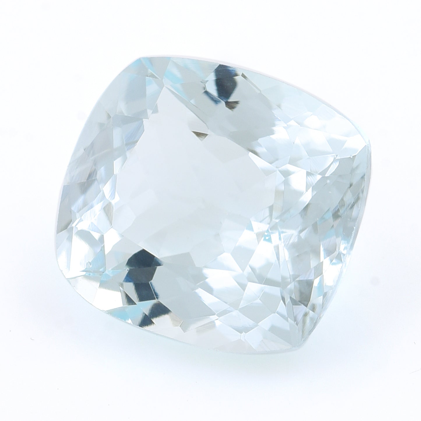 4.15 Natural Beryl Aquamarine Rectangular Cushion Mixed Cut Gemstone