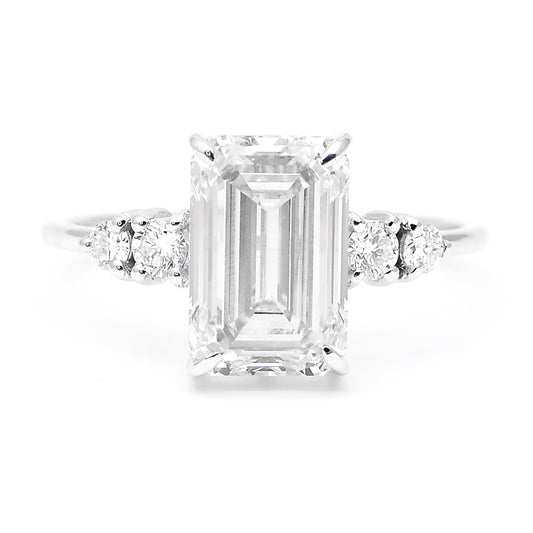 3.20 Carats Lab Grown Diamond 14K Gold Ring