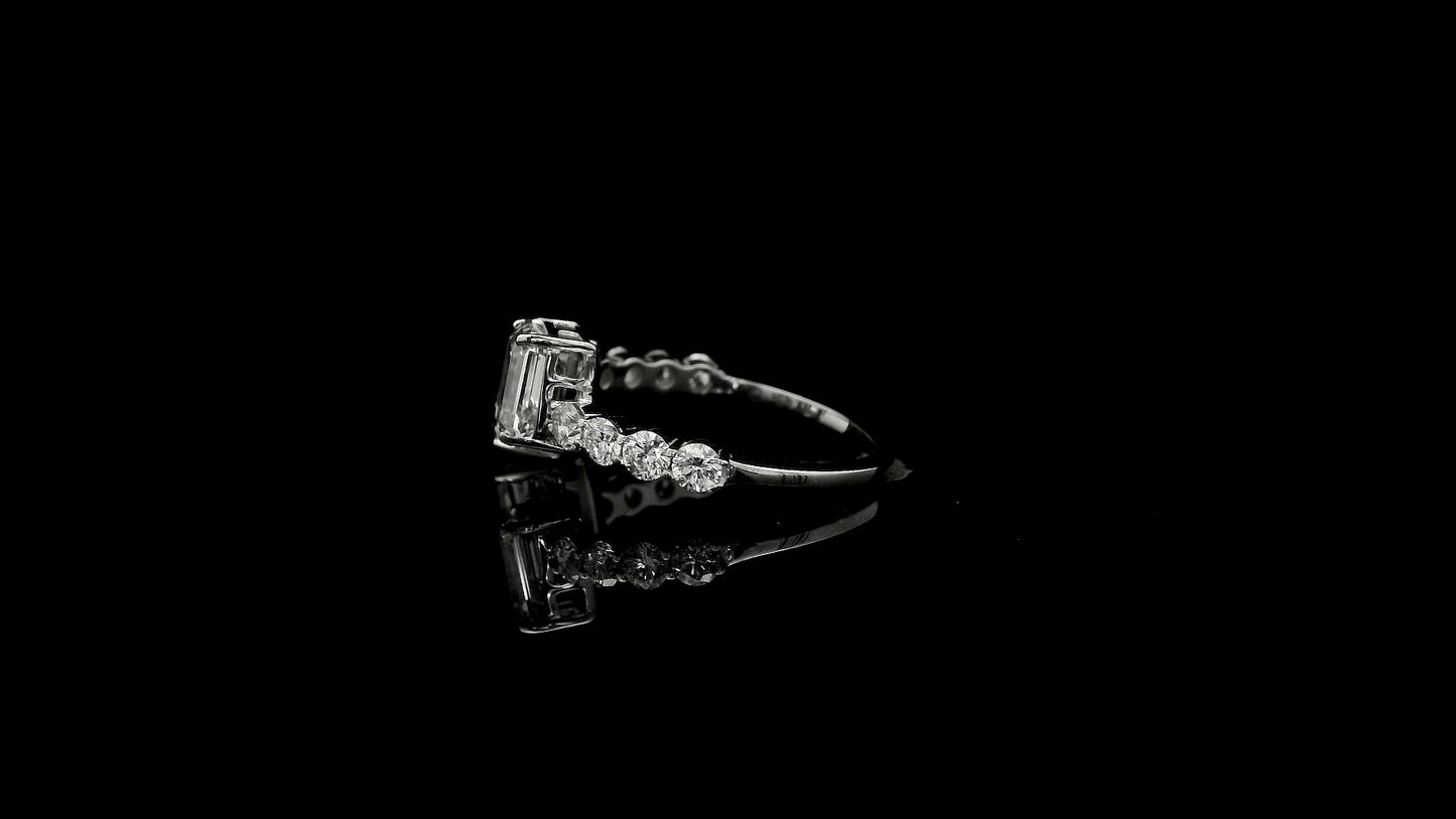 2.64 Carats Lab Grown Diamond 14K Gold Ring