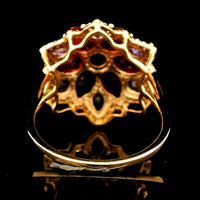 3.91 Ct Pear Rubellite 14K Gold Ring