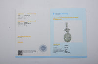 2.64 Carats Lab Grown Diamond 14K Gold Pendant