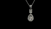 3.01 Carats Lab Grown Diamond 14K Gold Pendant