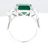 6.56 Carat Natural Beryl Emerald 14K Gold Ring