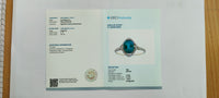 1.67 Ct Oval Mixed Cut Natural Emerald 14K Gold Ring