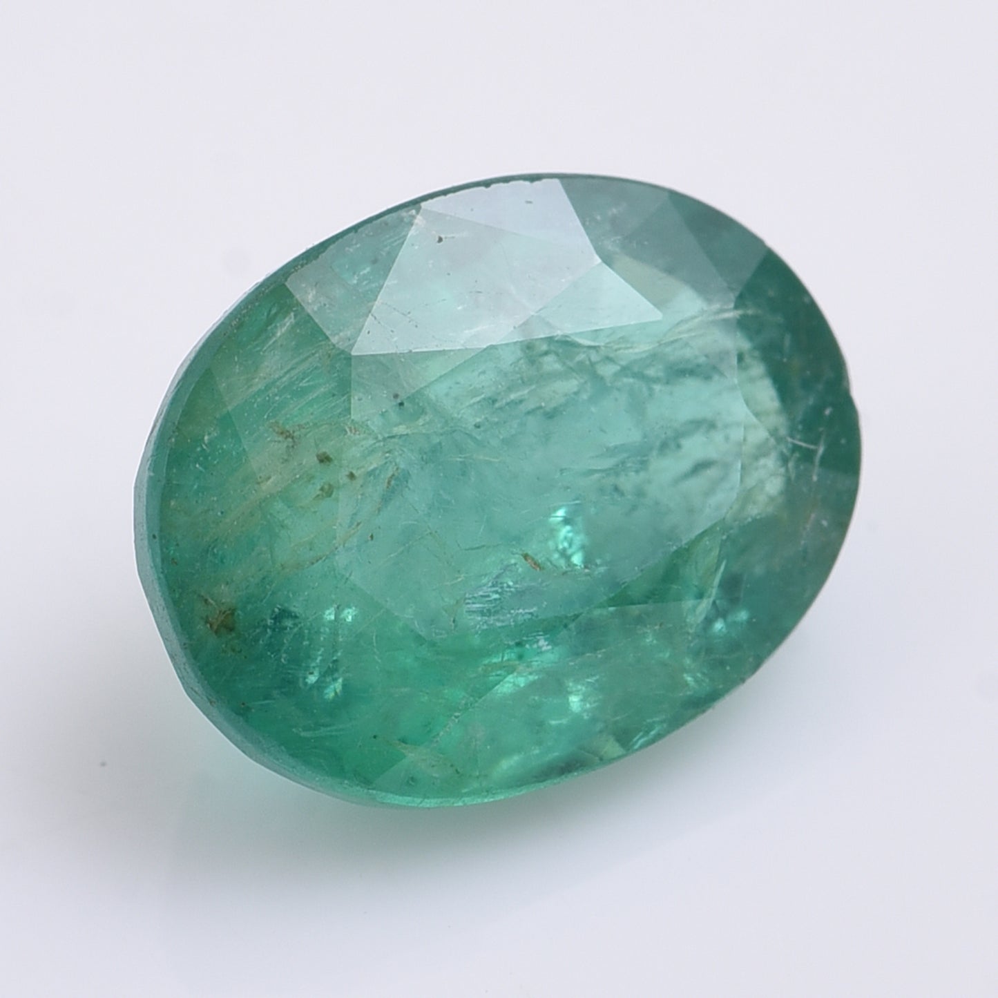2.29 Natural Beryl Emerald Oval Mixed Cut Gemstone