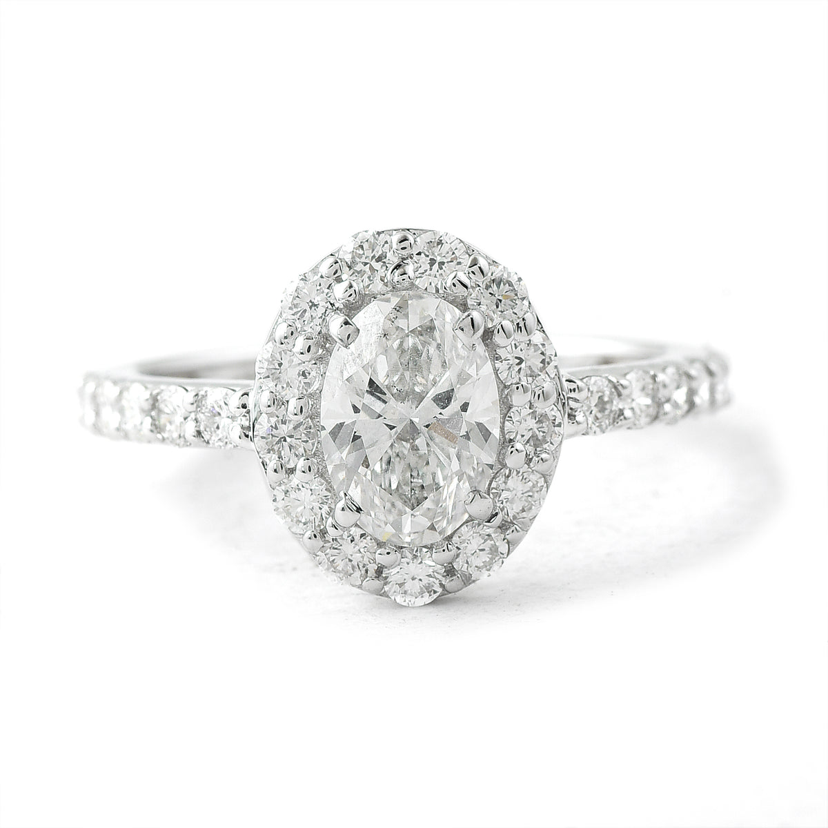 1.98 Carats Lab Grown Diamond 14K Gold Ring