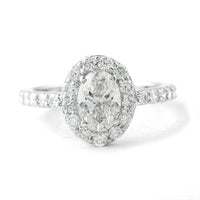 1.98 Carats Lab Grown Diamond 14K Gold Ring