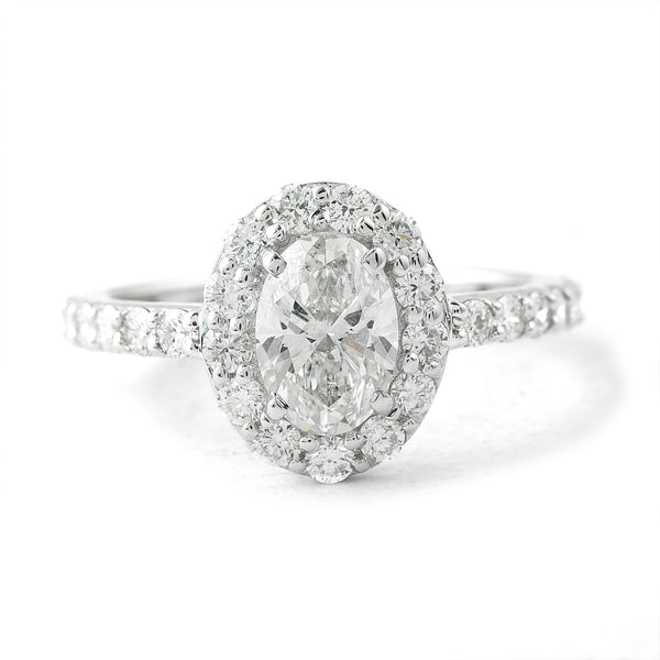 1.98 Carats Lab Grown Diamond 14K Gold Ring
