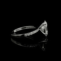 3.05 Carats Lab Grown Diamond 14K Gold Ring
