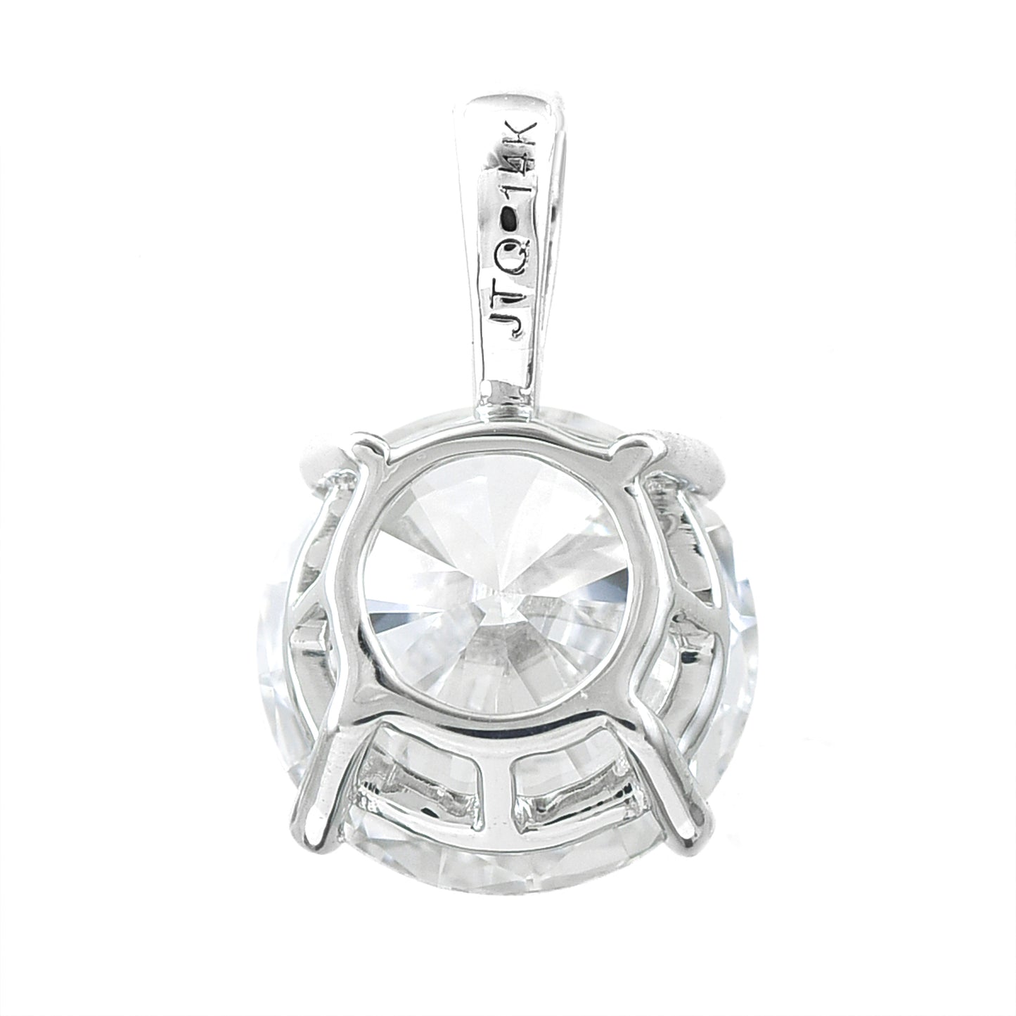 2.00 Carats Lab Grown Diamond 14K Gold Pendant