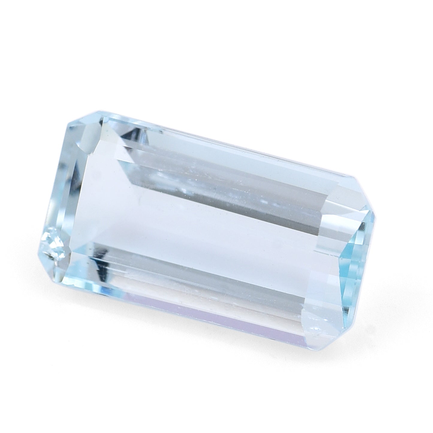 3.29 Natural Beryl Aquamarine Emerald Cut Gemstone