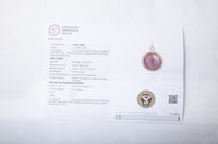 10.35 Ct Oval Cabochon Natural Corundum Ruby 14K Gold Pendant