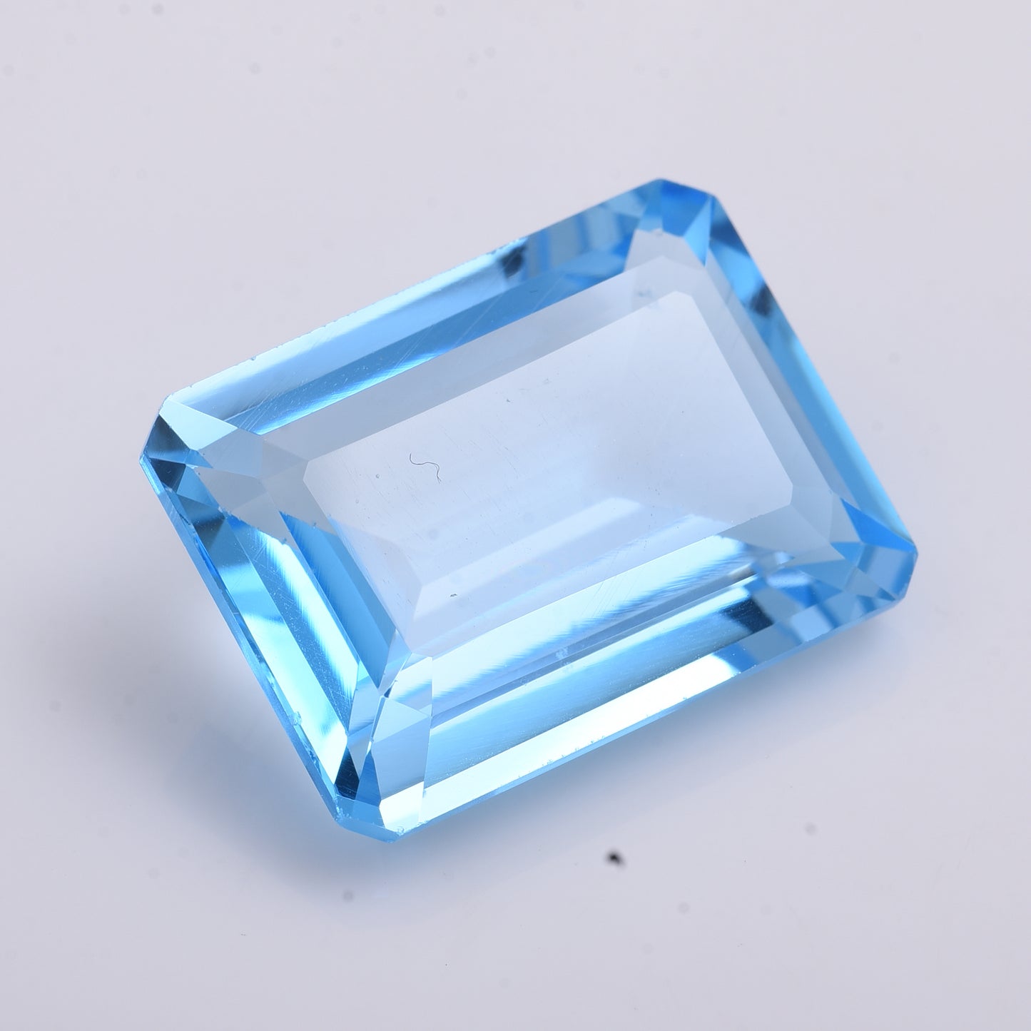 47.15 Natural Topaz Blue Topaz Emerald Cut Gemstone