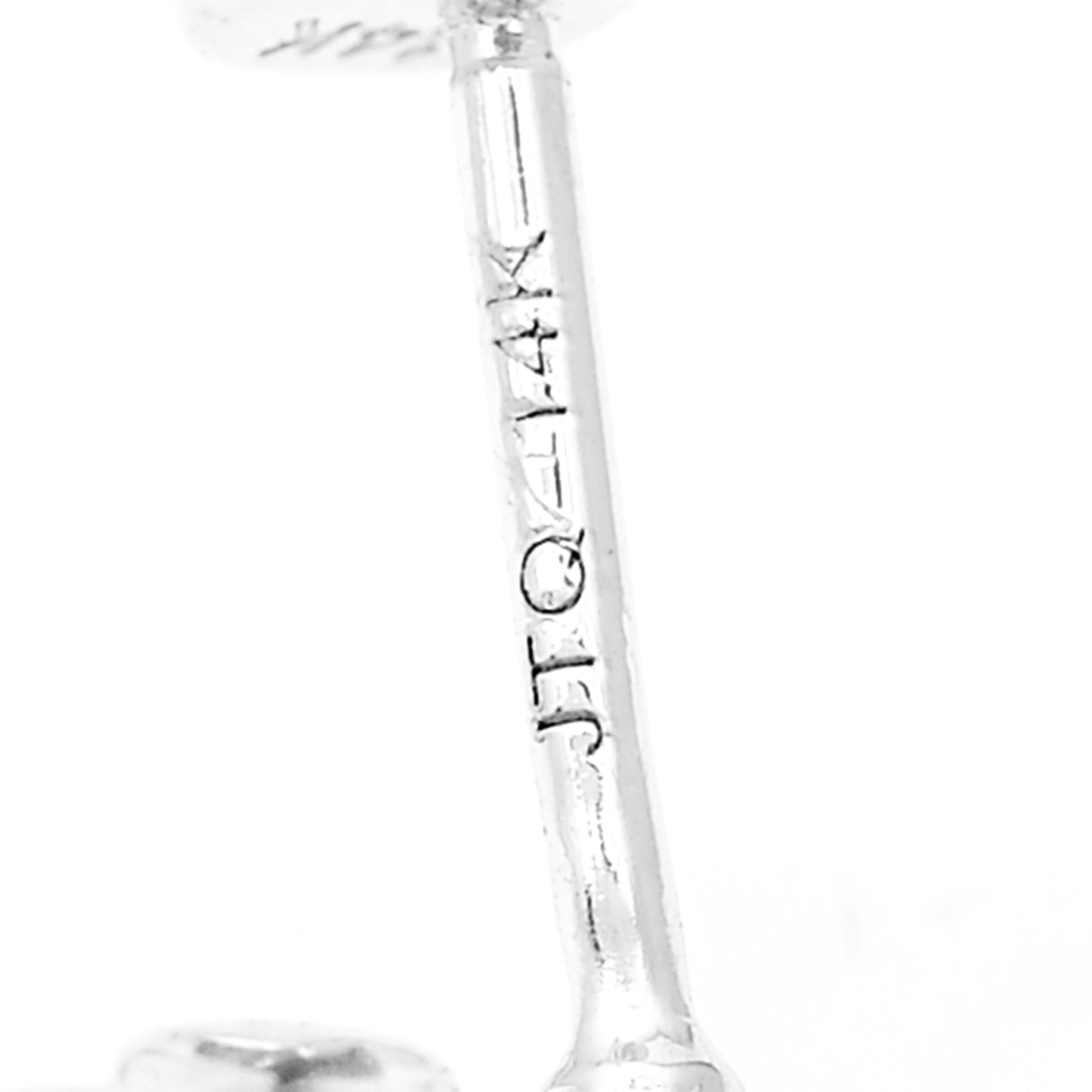 3.74 Carats Lab Grown Diamond 14K Gold Earrings