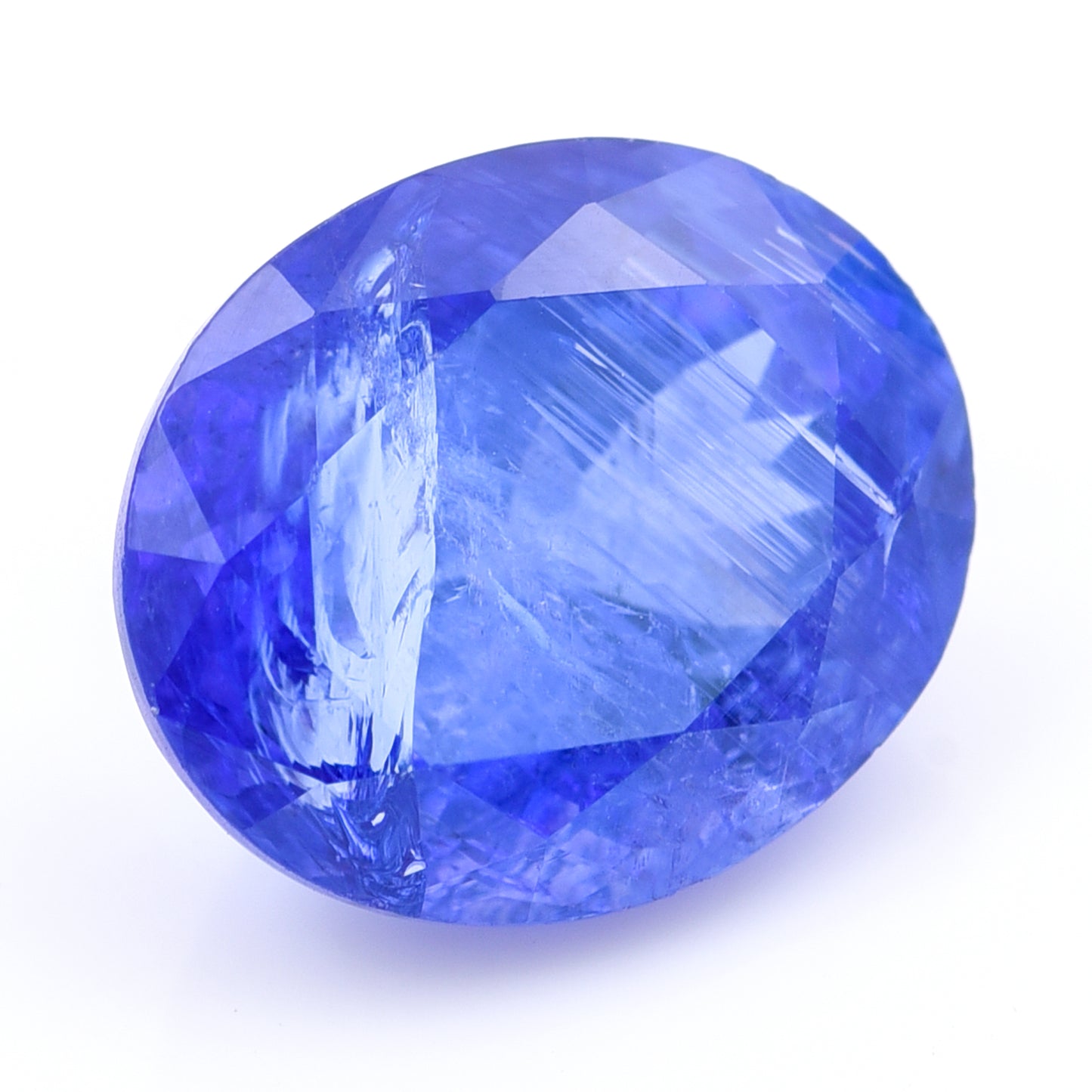 6.08 Natural Zoisite Tanzanite Oval Mixed Cut Gemstone