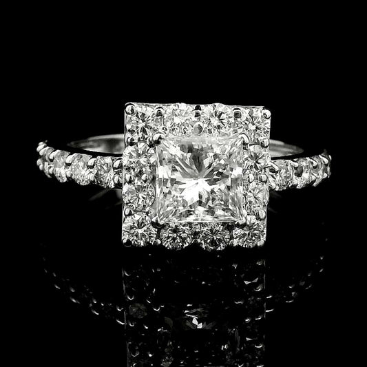 2.04 Carats Lab Grown Diamond 14K Gold Ring