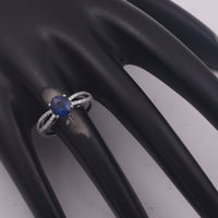 1.62 Ct Oval Mixed Cut Natural Sapphire 950 Platinum Ring
