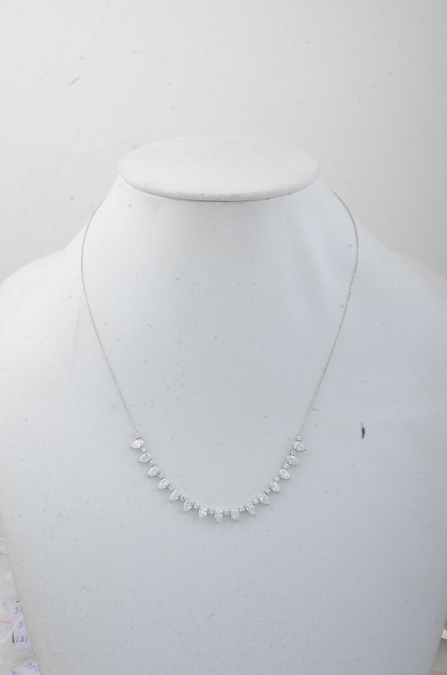 3.50 Carats Lab Grown Diamond 14K Gold Necklace
