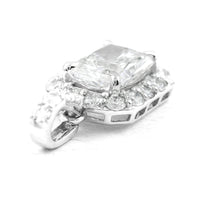 2.48 Carats Lab Grown Diamond 14K Gold Pendant