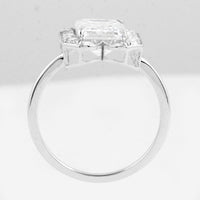 3.46 Carats Lab Grown Diamond 14K Gold Ring
