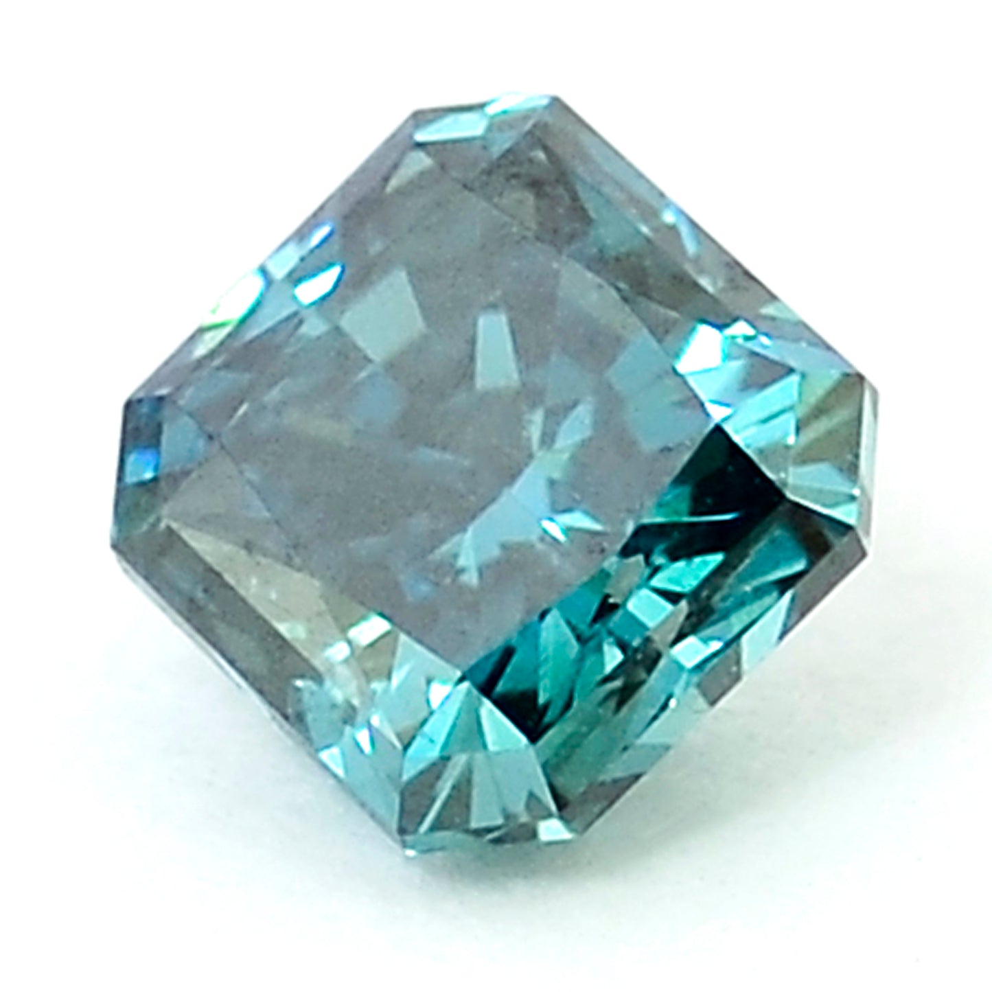 0.41 Blue Diamond Octagon Loose Diamond