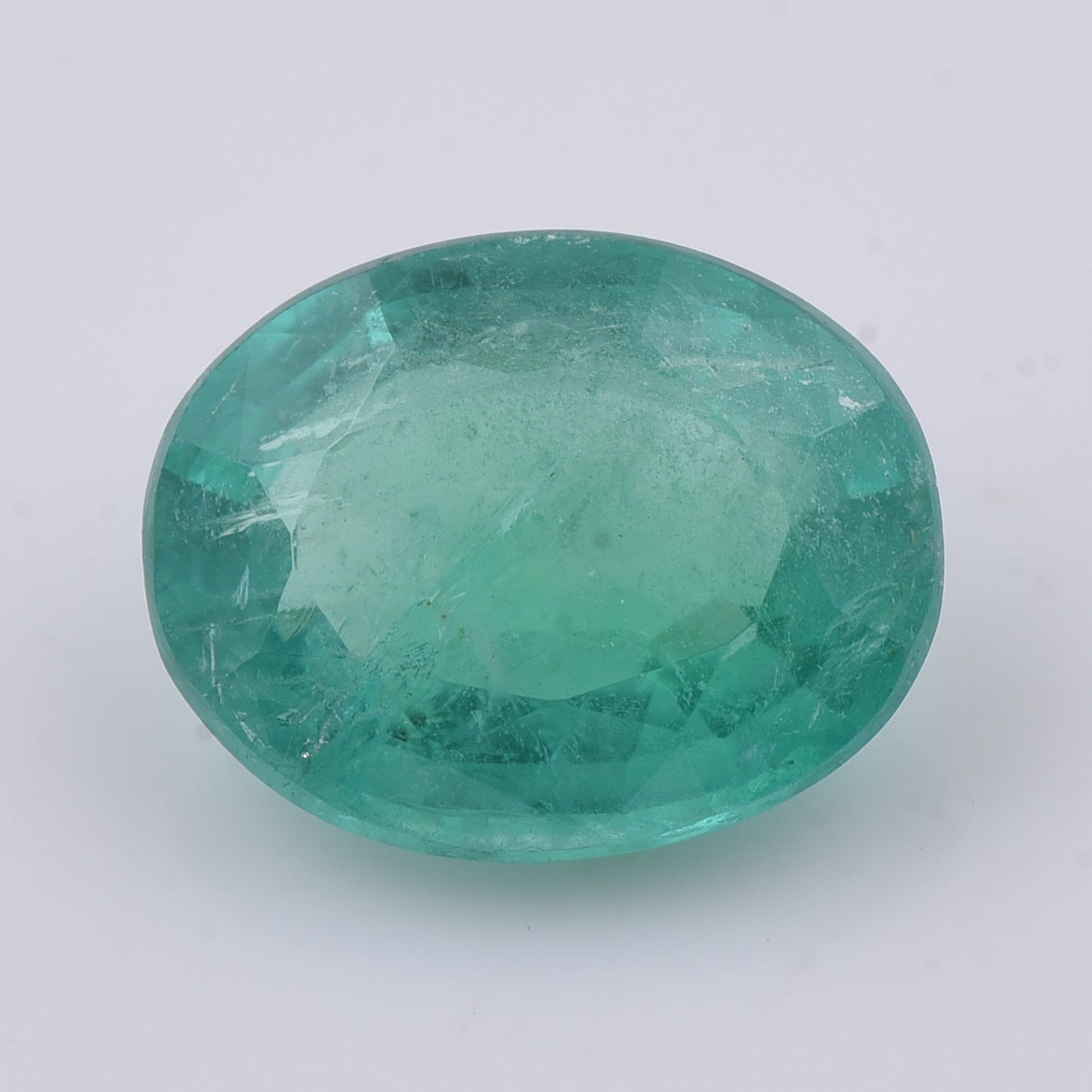 2.2 Natural Beryl Emerald Oval Mixed Cut Gemstone